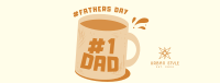 Father's Day Coffee Facebook cover Image Preview