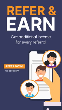 Refer and Earn Facebook story Image Preview