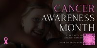 Cancer Awareness Month Twitter post Image Preview