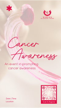 Cancer Awareness Event Instagram Story Design
