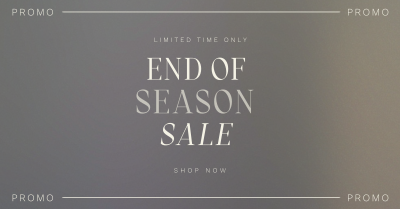End of Season Aesthetic Facebook ad Image Preview