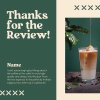 Elegant Cafe Review Instagram post Image Preview