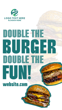 Burger Day Promo TikTok video Image Preview