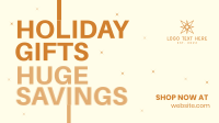 Frosty Holiday Gift Sale Animation Preview