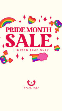 Pride Day Flash Sale Facebook Story Design