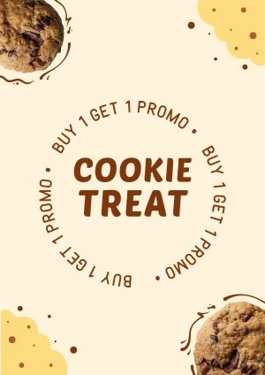 Double Cookie Bite Flyer Image Preview