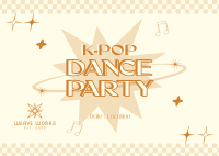 Kpop Y2k Party Postcard Image Preview