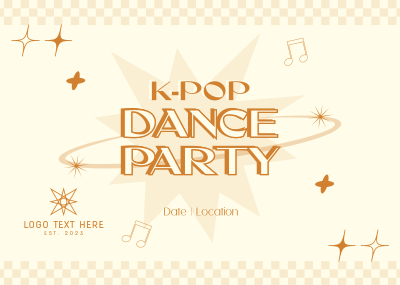 Kpop Y2k Party Postcard Image Preview