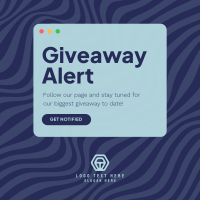 Giveaway Alert Instagram post Image Preview