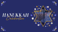 Hanukkah Family Facebook Event Cover Design