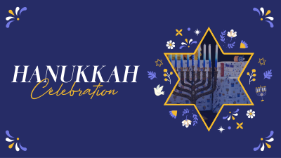 Hanukkah Family Facebook event cover Image Preview