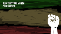 Black History Month Zoom background Image Preview