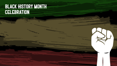 Black History Month Zoom Background Image Preview