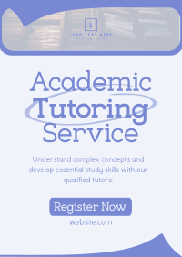 Academic Tutoring Service Poster Design