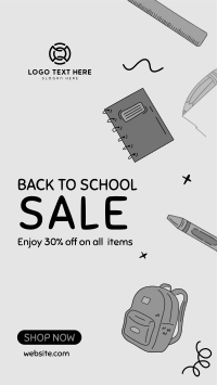 Back to School Sale Facebook story Image Preview