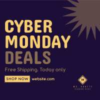 Quirky Cyber Monday Instagram post Image Preview