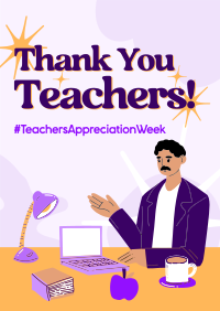 Teacher Appreciation Week Poster Image Preview