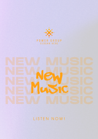 New Music Poster Image Preview