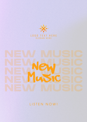 New Music Poster Image Preview