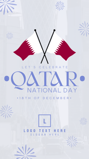 Qatar Independence Day Instagram story Image Preview