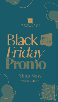 Black Friday Minimalist TikTok Video Image Preview