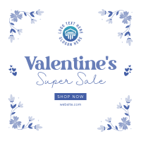 Valentines Day Super Sale Instagram post Image Preview