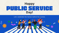 Playful Public Service Day Animation Image Preview