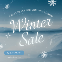 Winter Sale Instagram post Image Preview