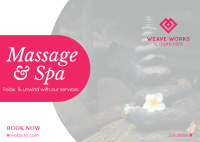 Zen Massage Services Postcard Image Preview