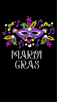 Mardi Gras Showstopper Instagram Story Design