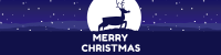 Rudolph Silhouette Etsy Banner Image Preview