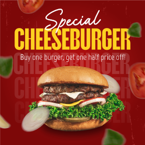 Special Cheeseburger Deal Instagram post Image Preview