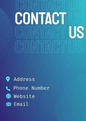 Smooth Corporate Contact Us Flyer Image Preview