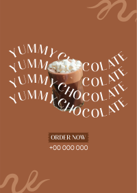 Say it with chocolate Flyer Design