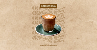 Hot Coffee Day Facebook Ad Design