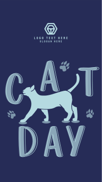 Happy Cat Day Instagram Story Design