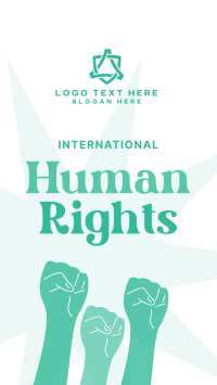 International Human Rights Instagram story Image Preview