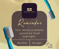 Dental Reminder Facebook Post Design