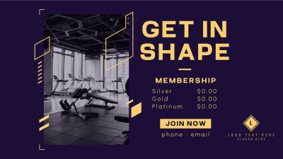 Gym Membership Facebook event cover Image Preview
