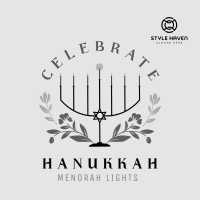 Hanukkah Light Instagram post Image Preview