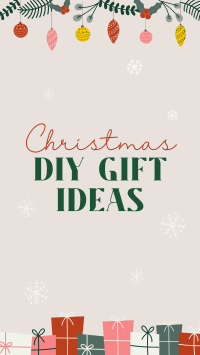 DIY Christmas Gifts Instagram Story Design