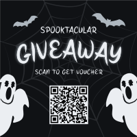 Spooktacular Giveaway Promo Linkedin Post Design