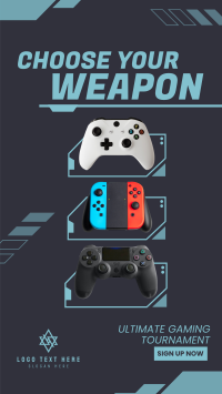 Choose your weapon Instagram Story Design