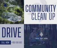 Community Clean Up Drive Facebook Post Design