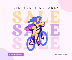 Pedal Your Way Sale Facebook post Image Preview