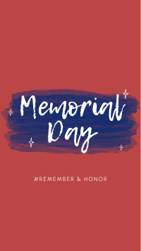 Memorial Day Promo TikTok Video Design