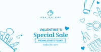 Valentine Sale Facebook Ad Design