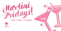 Friday Night Martini Facebook Ad Design
