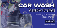 Carwash Auto Detailing Twitter post Image Preview
