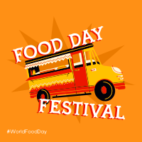 Food Truck Fest Instagram Post Design
